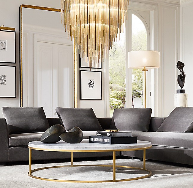 Nicholas Marble Round Coffee Table