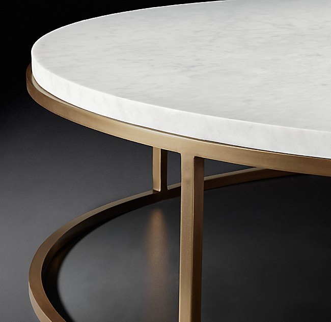 Nicholas Marble Round Coffee Table