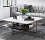 Hyla Marble Coffee Table, Brass - Furniture - Coffee Tables - Pottery Barn