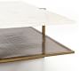 Hyla Marble Coffee Table, Brass - Furniture - Coffee Tables - Pottery Barn
