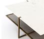 Hyla Marble Coffee Table, Brass - Furniture - Coffee Tables - Pottery Barn