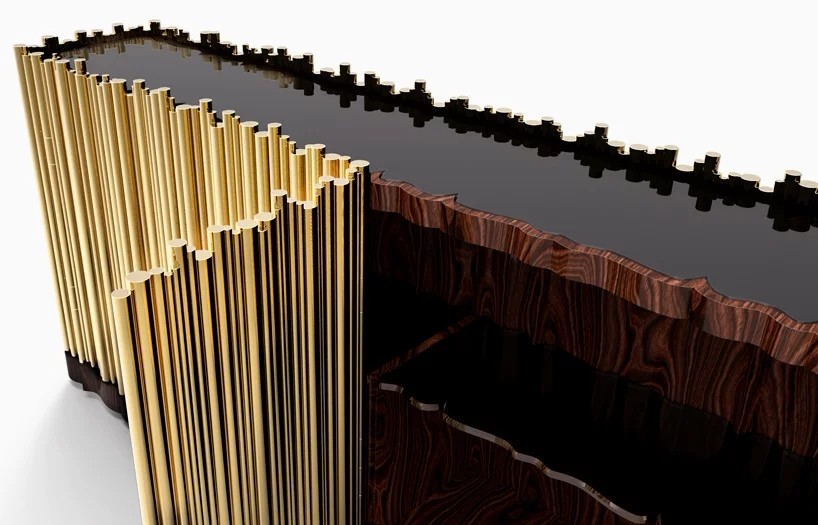 detail of boca do lobo’s ‘symphony’ sideboard