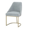 SET OF TWO PALMDALE VELVET CHAIRS