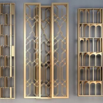 New Chinese StyleScreen Partition 3d model
