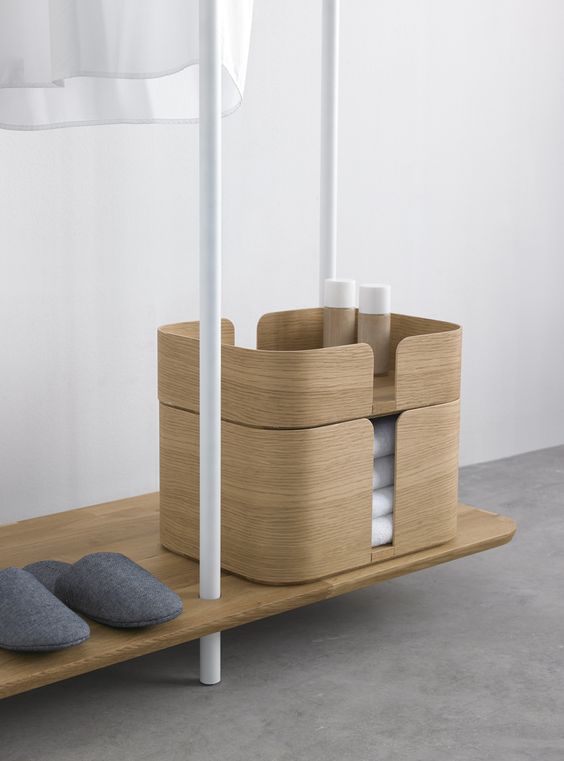 Platel storage unit for Punt Mobles J